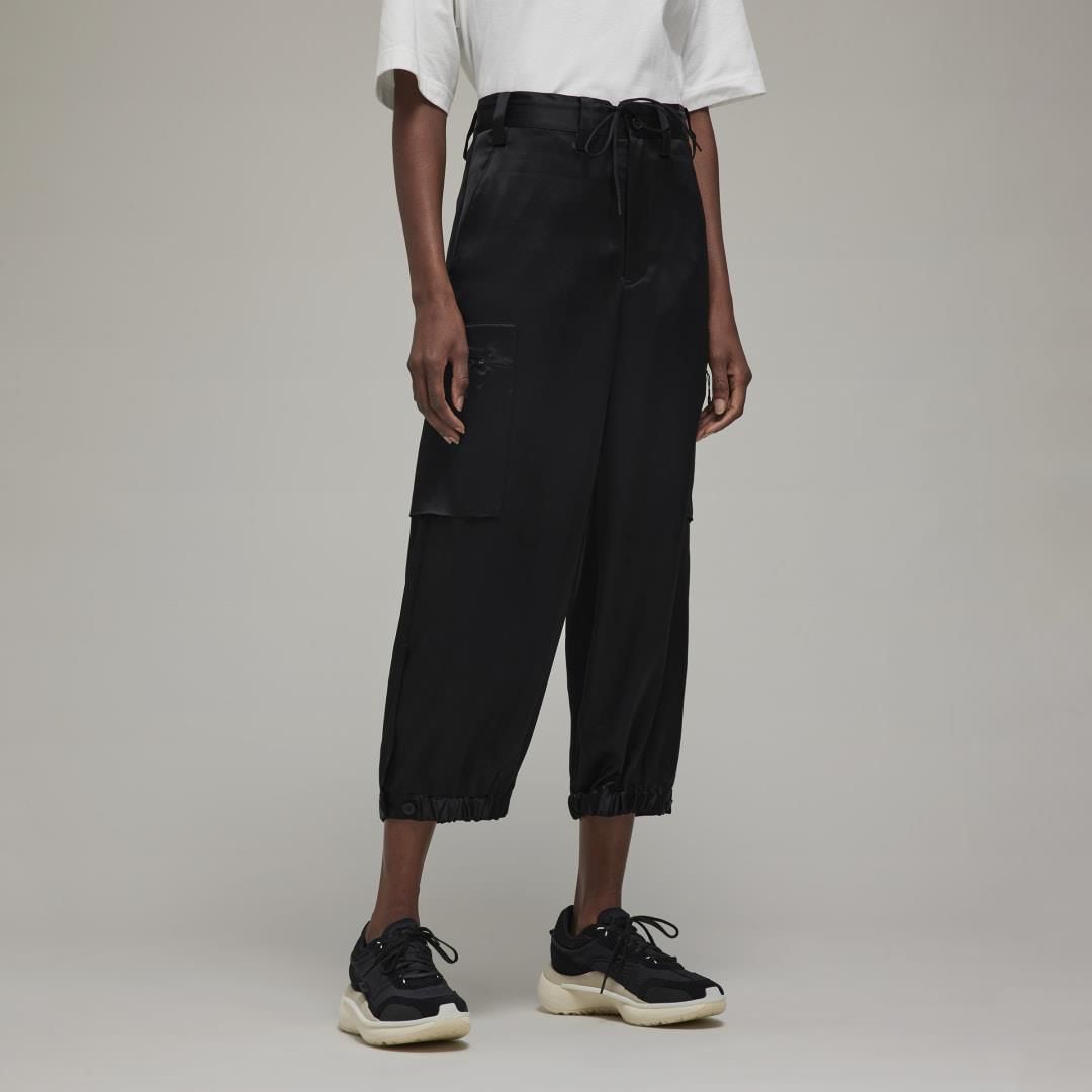 ADIDAS Y-3 WOMENS CLASSIC CROPPED PANTS