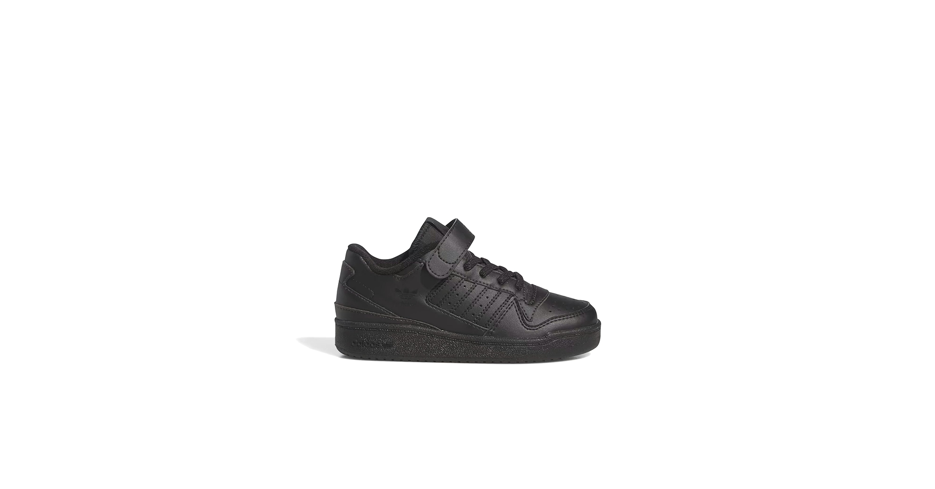 ADIDAS CHILDS FORUM LOW C  TRAINERS   CBLACK/CBL