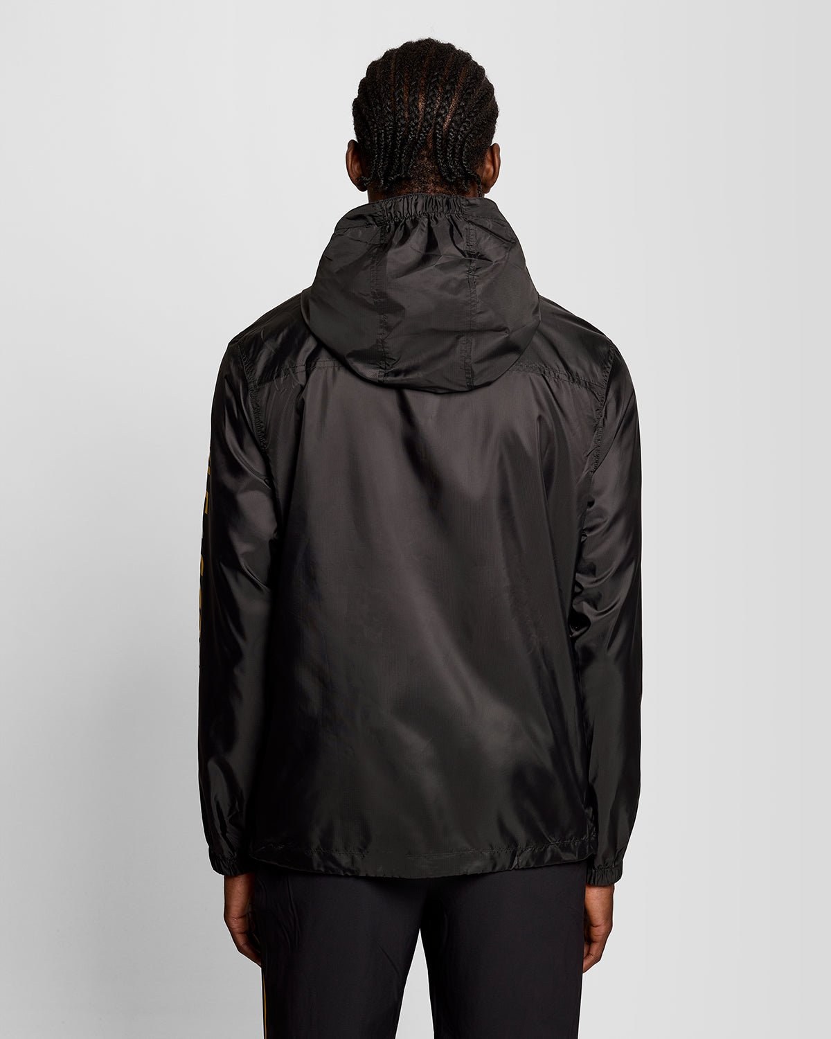 LYLE & SCOTT SLEEVE BRANDED JACKET - JET BLACK