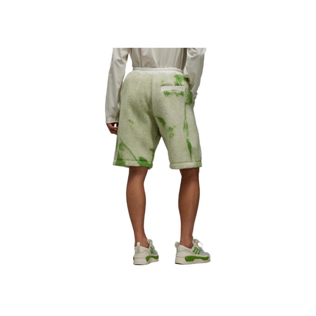 ADIDAS Y-3 FLEECE SHORTS TEXTURE PRINT CASUAL LOOSE