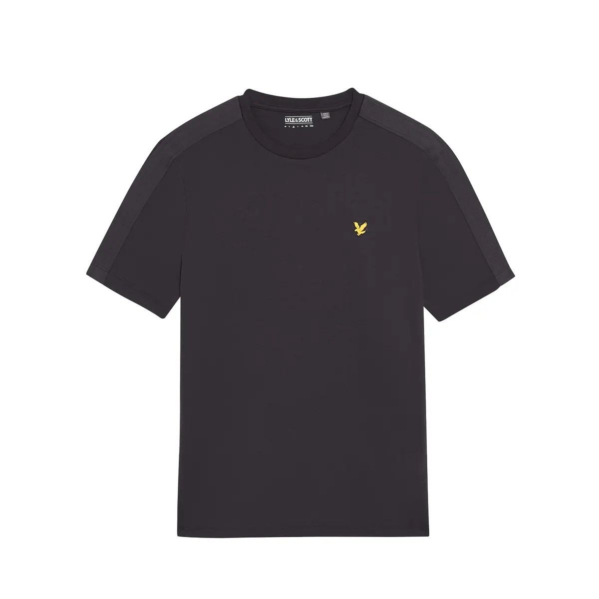 LYLE & SCOTT TAPE T-SHIRT - GRAPHITE