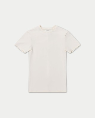 HERA WOMENS ESSENTIAL T - SHIRT - COCONUT MILK