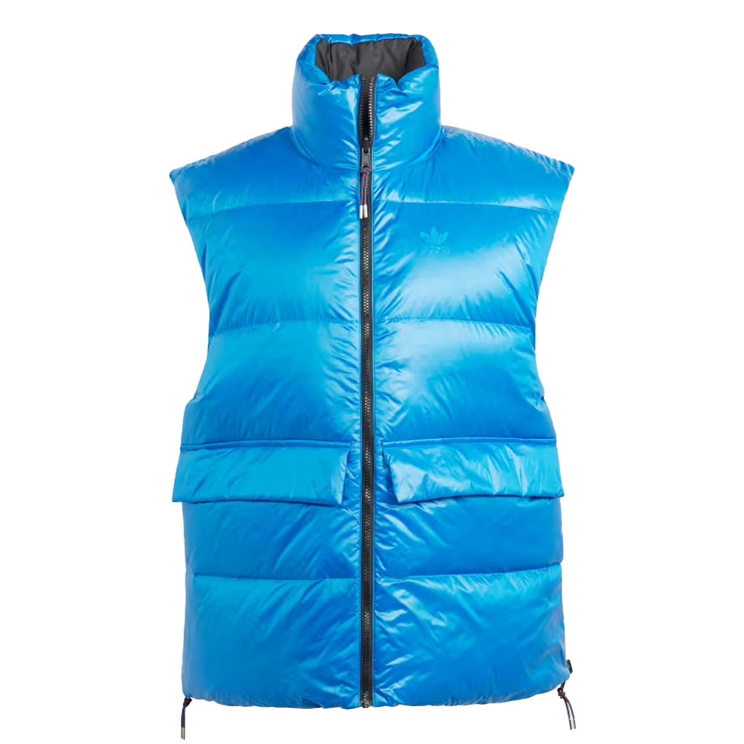 ADIDAS ORIGINALS PREMIUM REVERSIBLE VEST GILET        BLACK/BLUB XS
