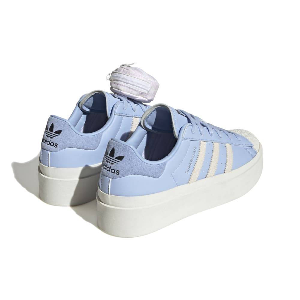 ADIDAS ORIGINALS SUPERSTAR BONEGA WOMENS TRAINERS - BLUE DAWN/CLOUD WHITE/SILVER METALLIC