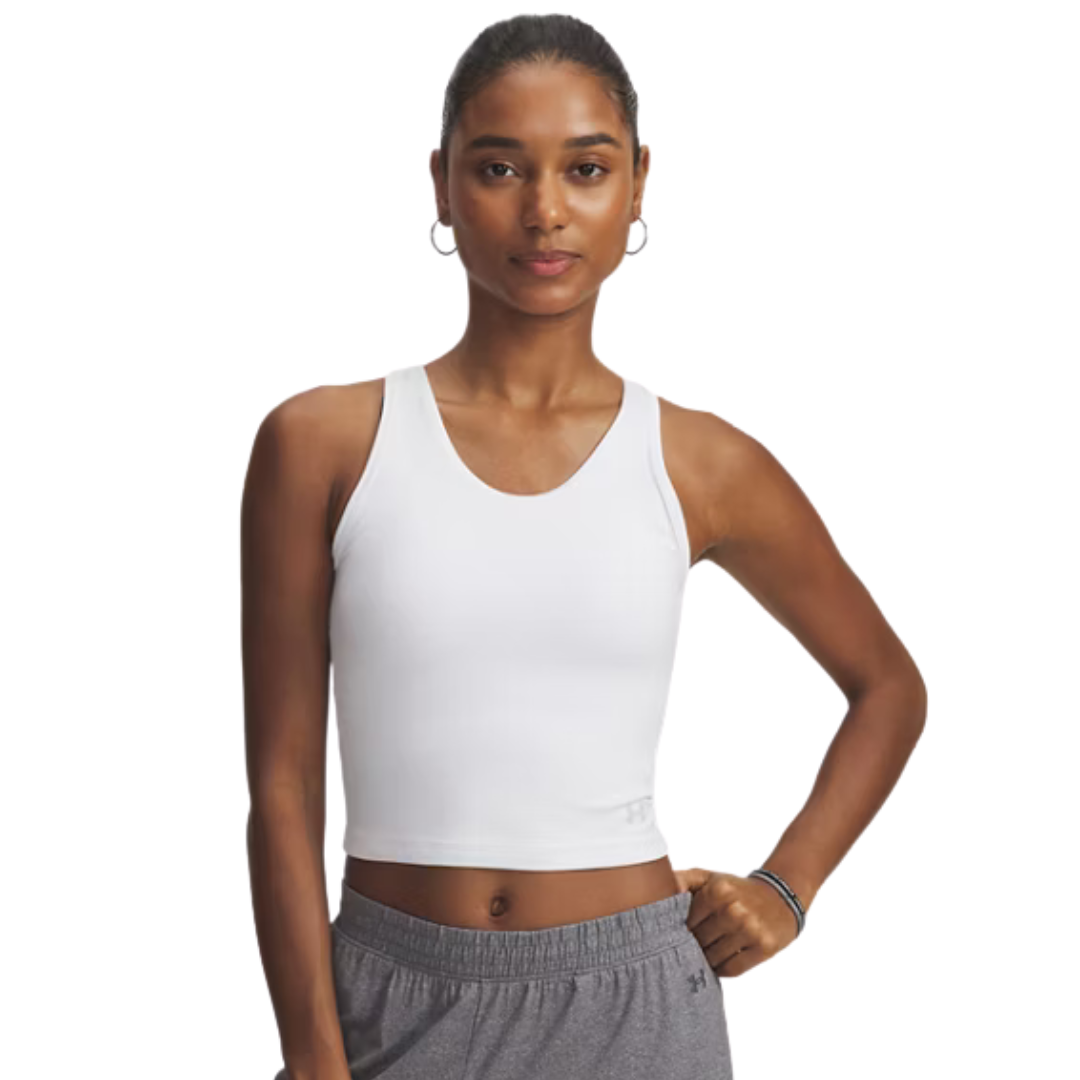 UNDER ARMOUR W MOTION TANK - WHITE / HALO GRAY