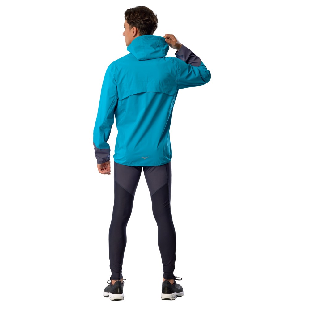 MIZUNO MENS WATERPROOF 20K ER JACKET - CAPRI BREEZE