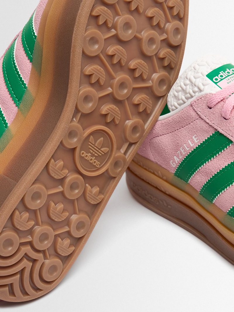 ADIDAS ORIGINALS GAZELLE BOLD - TRUE PINK/GREEN/FTWR WHITE