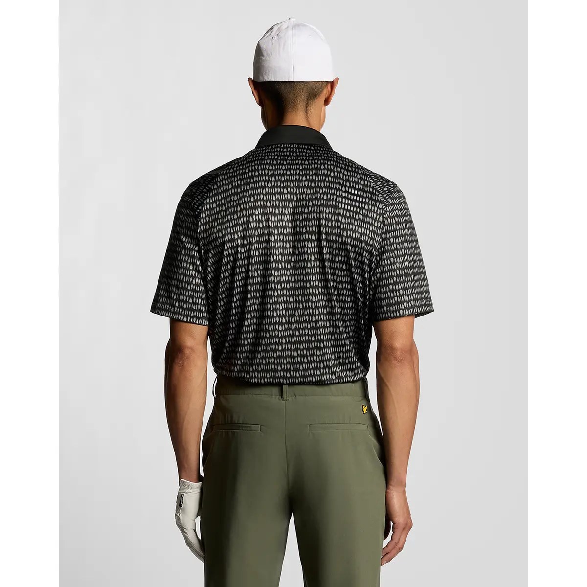 LYLE & SCOTT GOLF DIVOT POLO SHIRT - JET BLACK