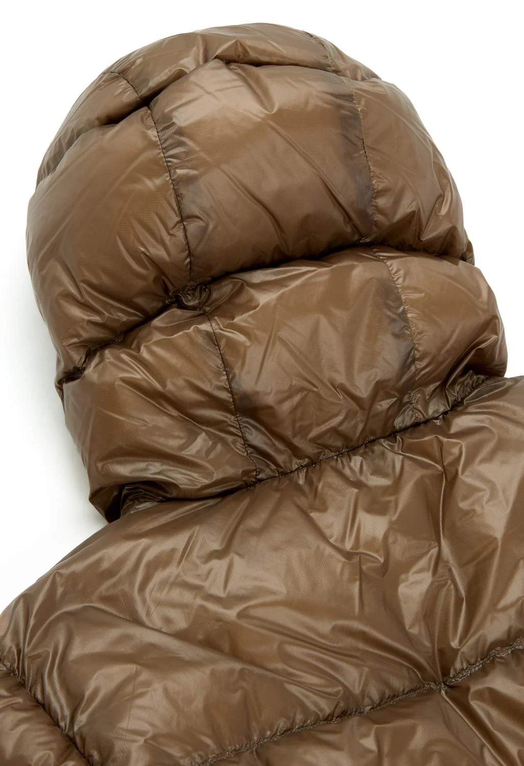 NANGA MOUNTAIN LODGE DOWN HOODIE JACKET - MOCHA