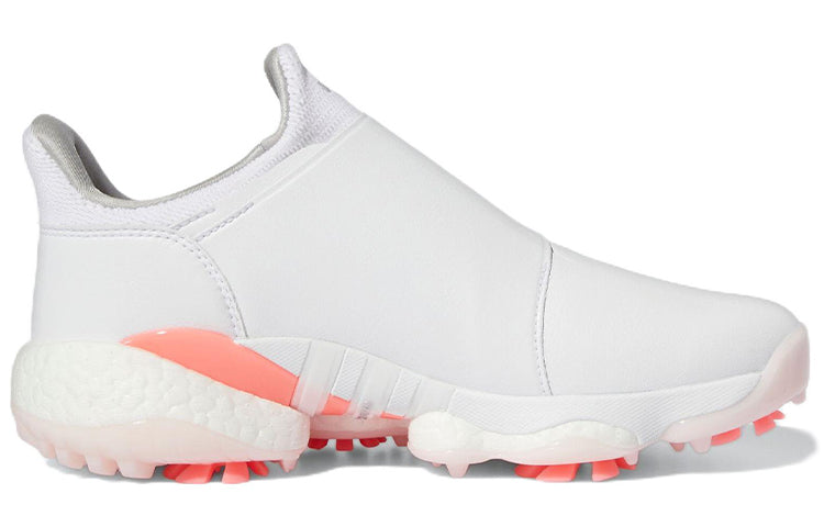 ADIDAS WOMENS TOUR360 22 BOA GOLF SHOES - WHITE/PINK