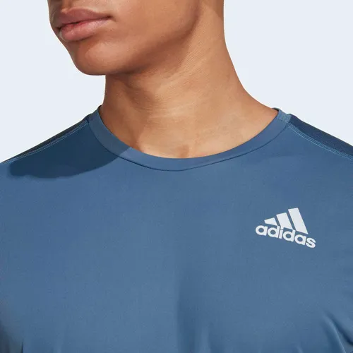 ADIDAS OWN THE RUN TEE - WONDER STEEL