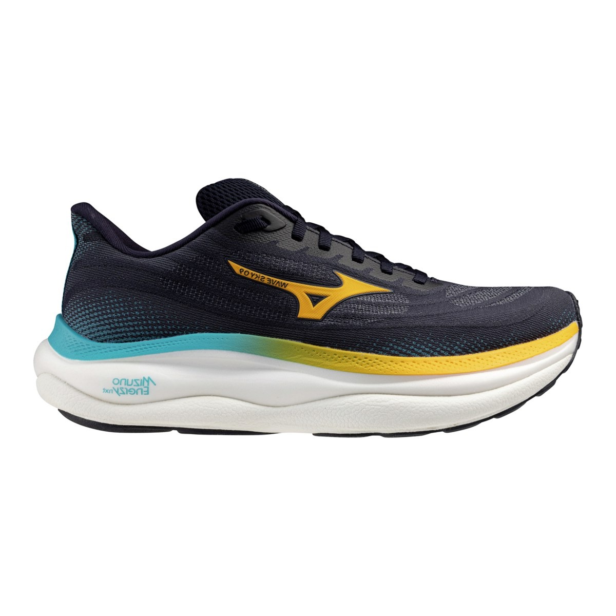 MIZUNO WAVE SKY 9 MENS - BARITONE BLUE/CITRUS