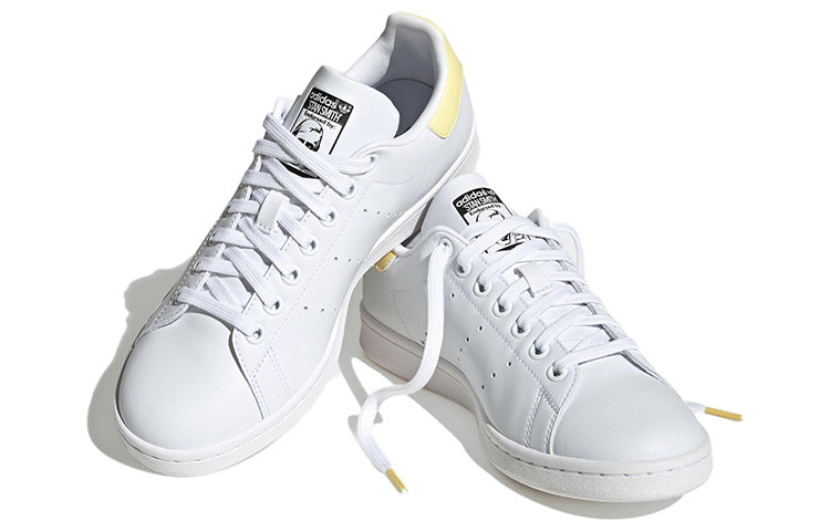 ADIDAS ORIGINALS STAN SMITH WOMENS TRAINERS - WHITE/BLACK/YELLOW