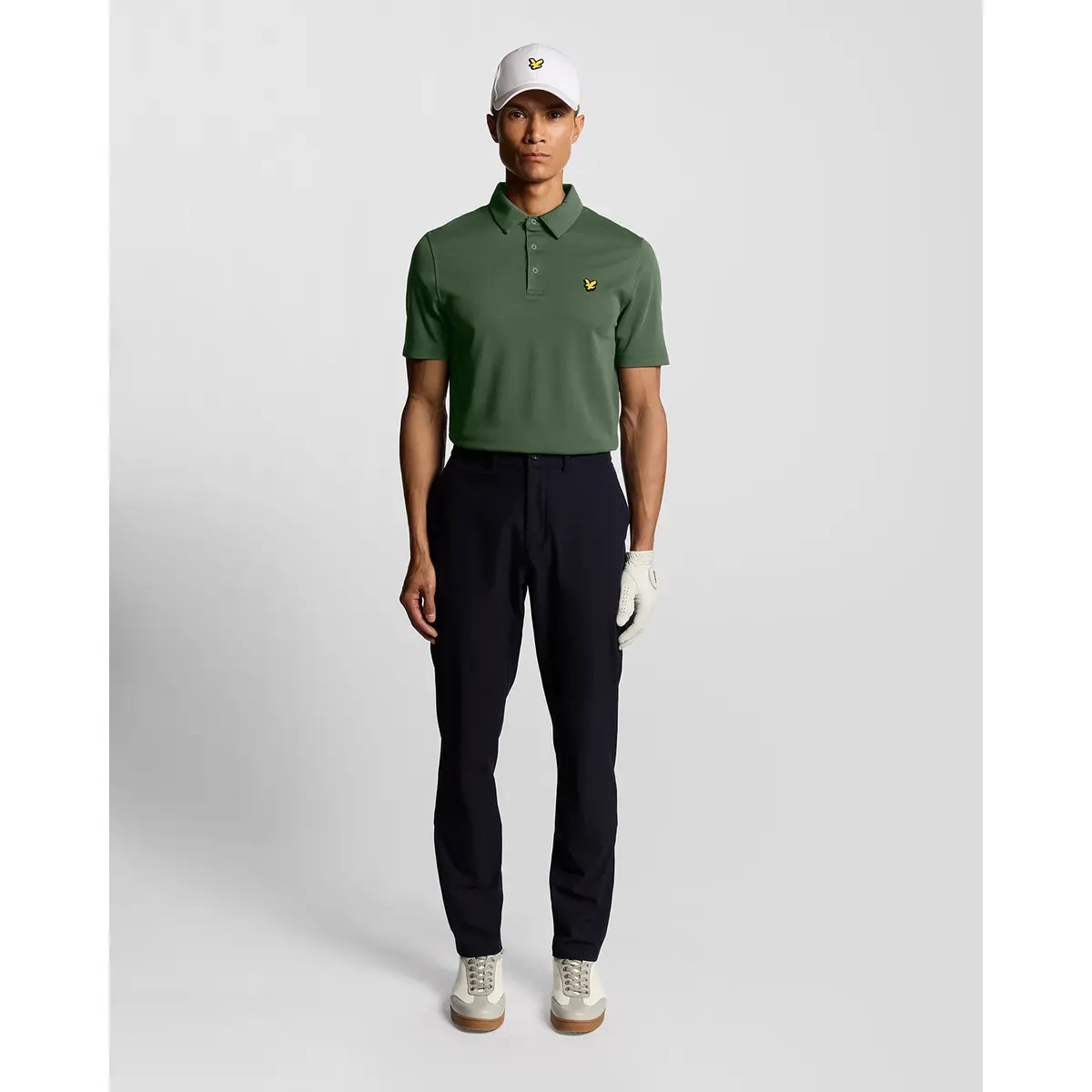 LYLE & SCOTT GOLF TOUR POLO SHIRT - CACTUS GREEN