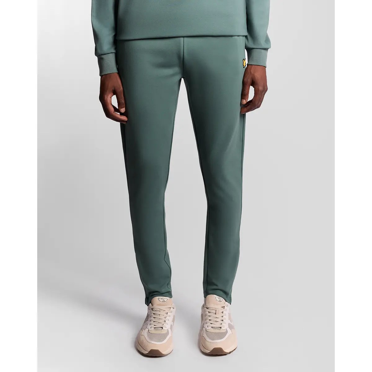 LYLE & SCOTT FLY FLEECE TRACKIES - SILVER PINE