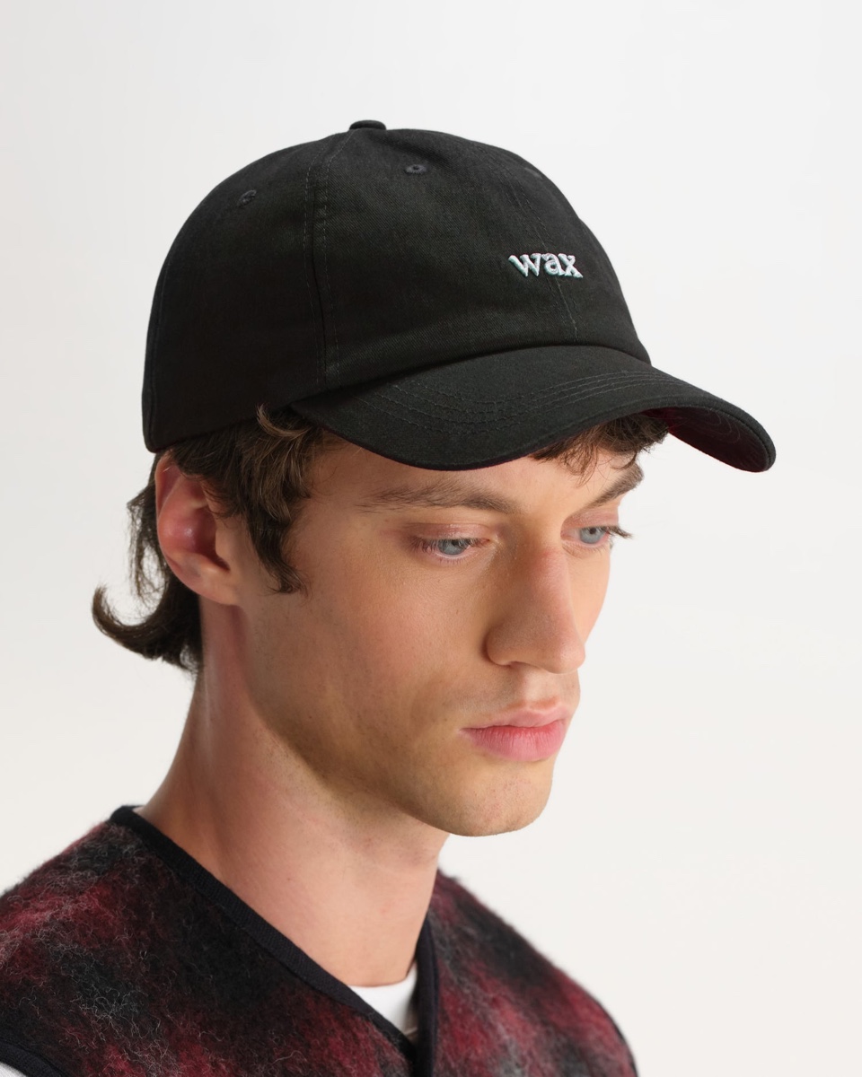 WAX LONDON SPENCER SPORTS CAP - WASHED BLACK