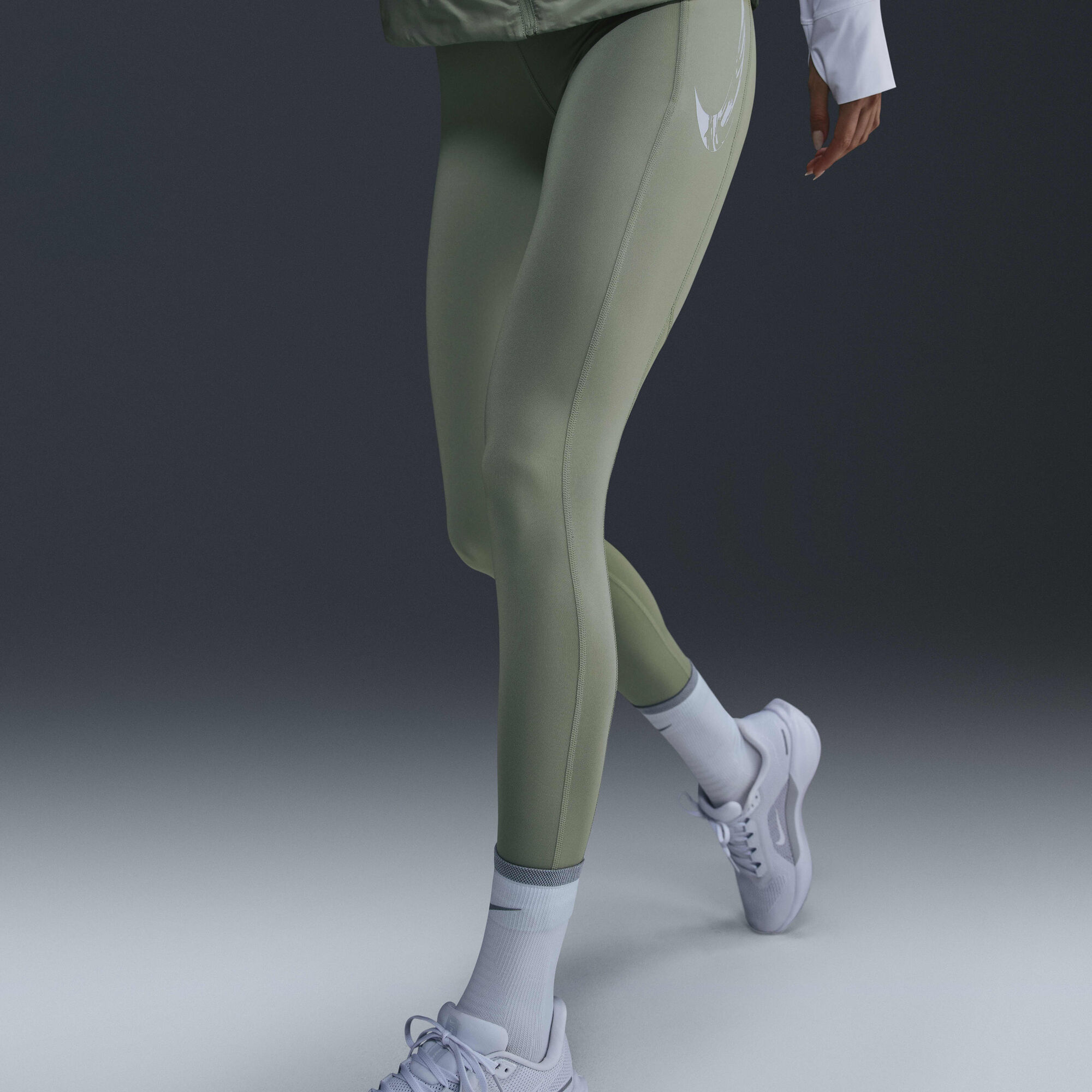 NIKE W SWSH HBR TIGHT - JADE HORIZON