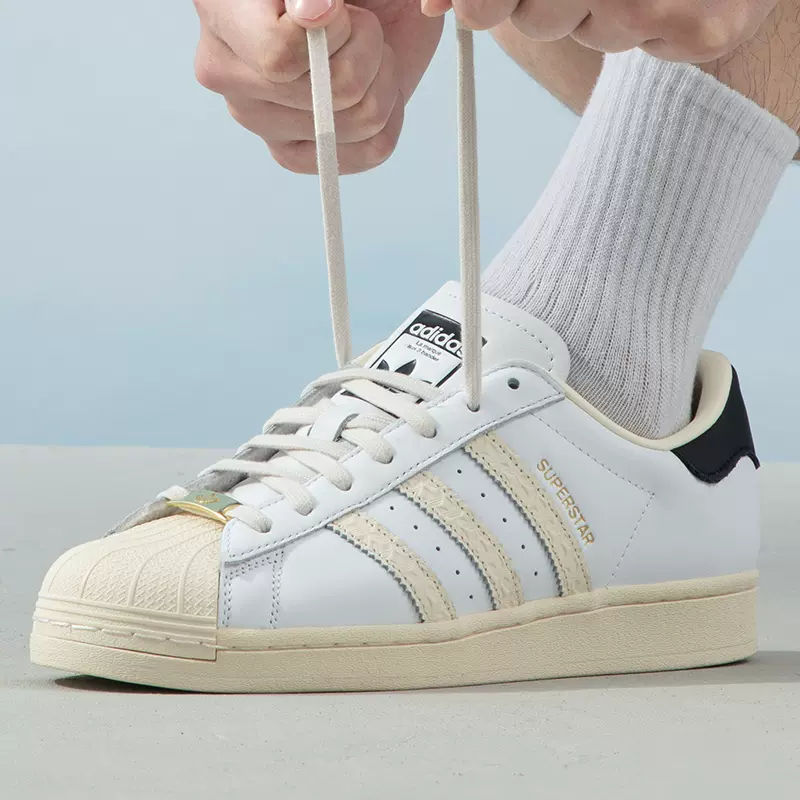 ADIDAS ORIGINALS SUPERSTAR TRAINERS - CLOUD WHITE/BLACK