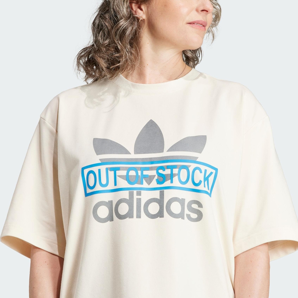 ADIDAS ORIGINALS X KSENIASCHNAIDER WOMENS LOGO T-SHIRT