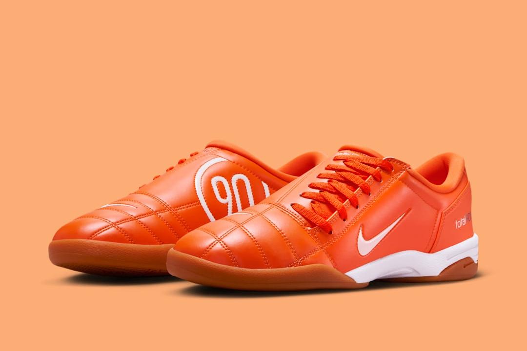 NIKE T90 SP - SAFETY ORANGE/WHITE-GUM MED BROWN