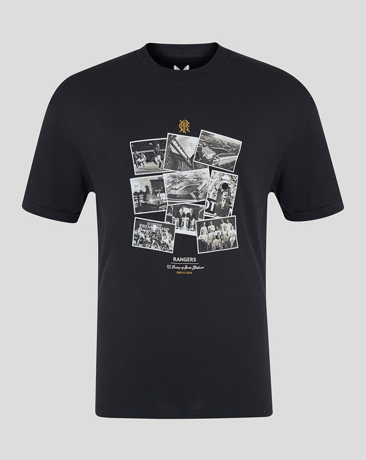 CASTORE RANGERS IBROX TEE - CAVIAR