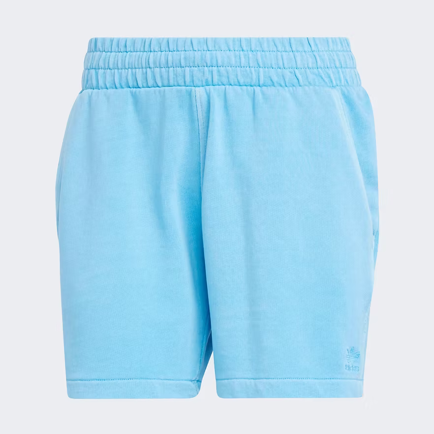 ADIDAS ORIGINALS W ESS+ FLC SHORTS - SEMI BURST BLUE