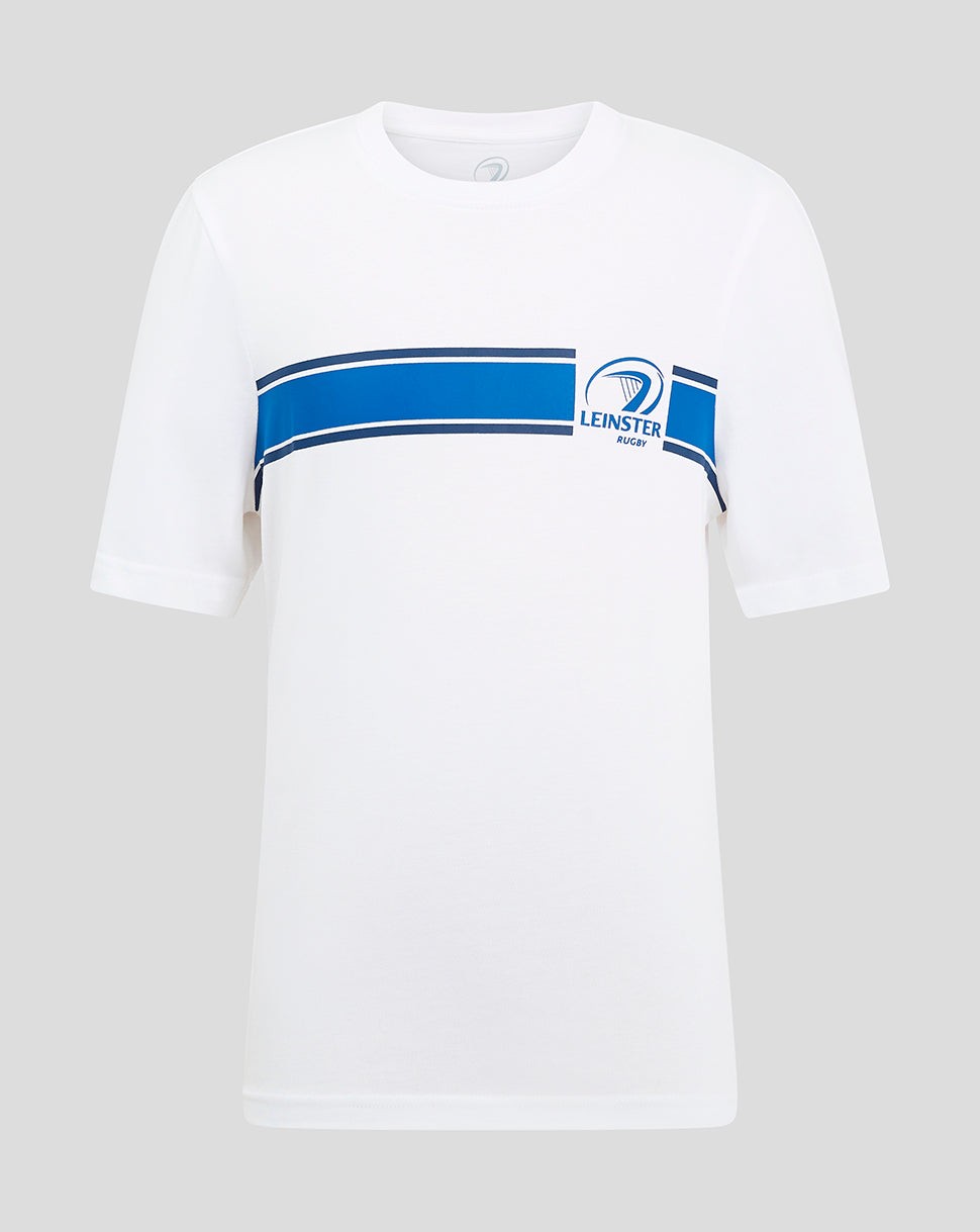 CASTORE LEINSTER CLASSIC COTTON TEE JUNIOR - BRILLIANT WHITE