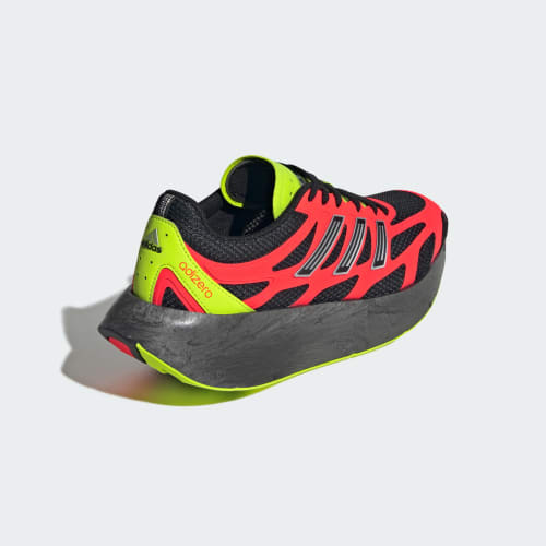 ADIDAS ADIZERO ARUKU TRAINERS - CARBON BLACK/SOLAR RED