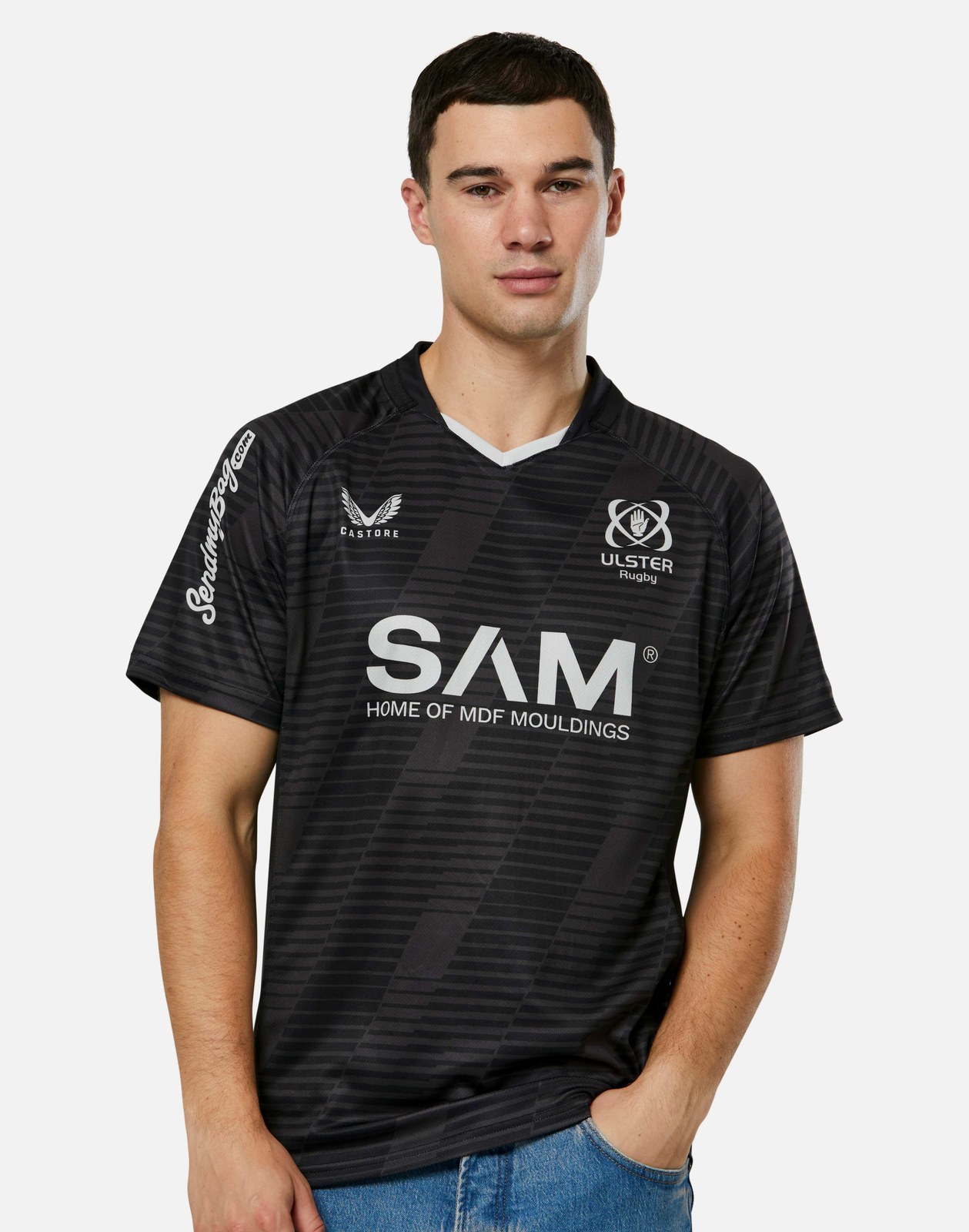 CASTORE ULSTER REPLICA AWAY JERSEY 2025 JUNIOR - BLACK