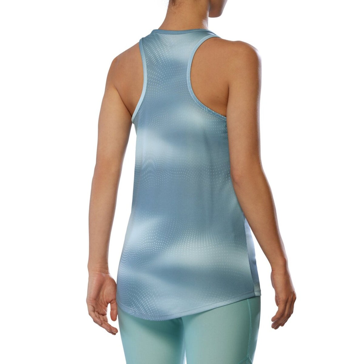 MIZUNO WOMENS CORE GRAPHIC TANK - SKYLIGHT