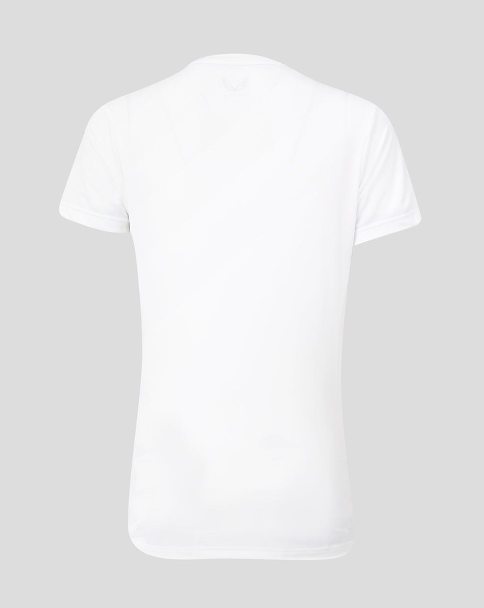 CASTORE FAI COACHES TRAINING T-SHIRT WOMENS - BRILLIANT WHITE