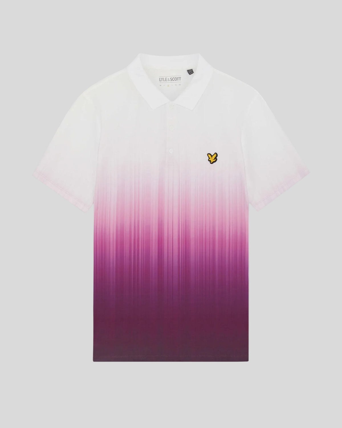 LYLE & SCOTT GOLF GRADIENT POLO - TECHNO PURPLE