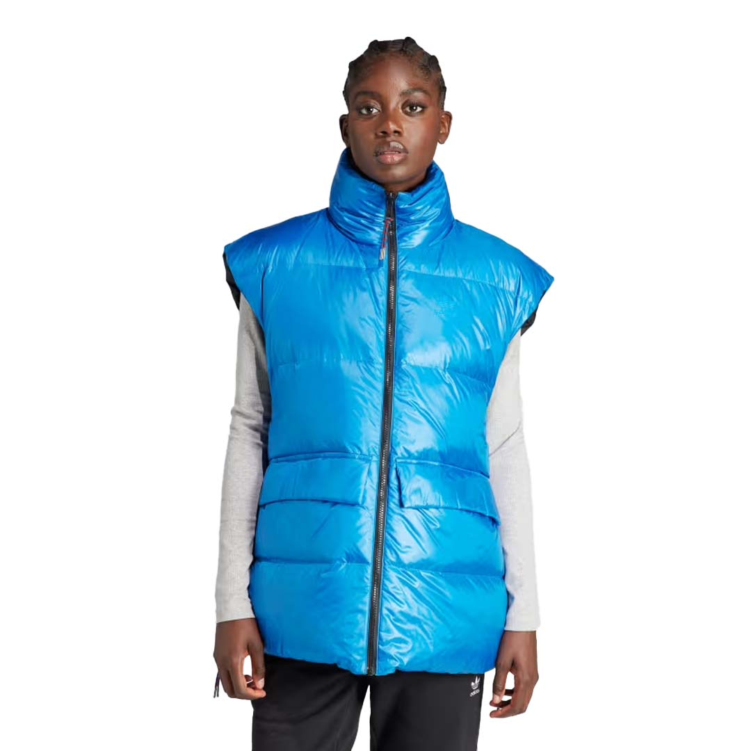 ADIDAS ORIGINALS PREMIUM REVERSIBLE VEST GILET        BLACK/BLUB XS