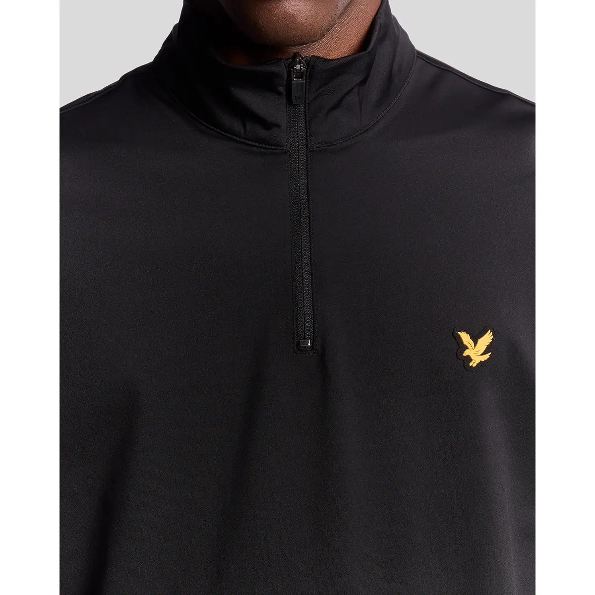 LYLE & SCOTT GOLF COURSE MIDLAYER - JET BLACK