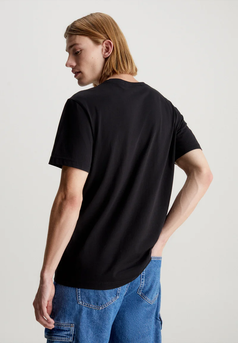 CALVIN KLEIN JEANS META MONOGRAM TEE - CK BLACK