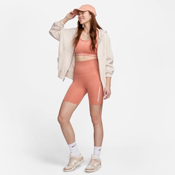 NIKE W NK GL HR SHORT - TERRA BLUSH