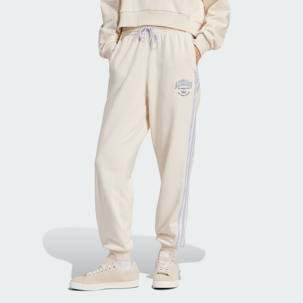 ADIDAS ORIGINALS WOMENS VCTR 3-STRIPE FLEECE PANTS