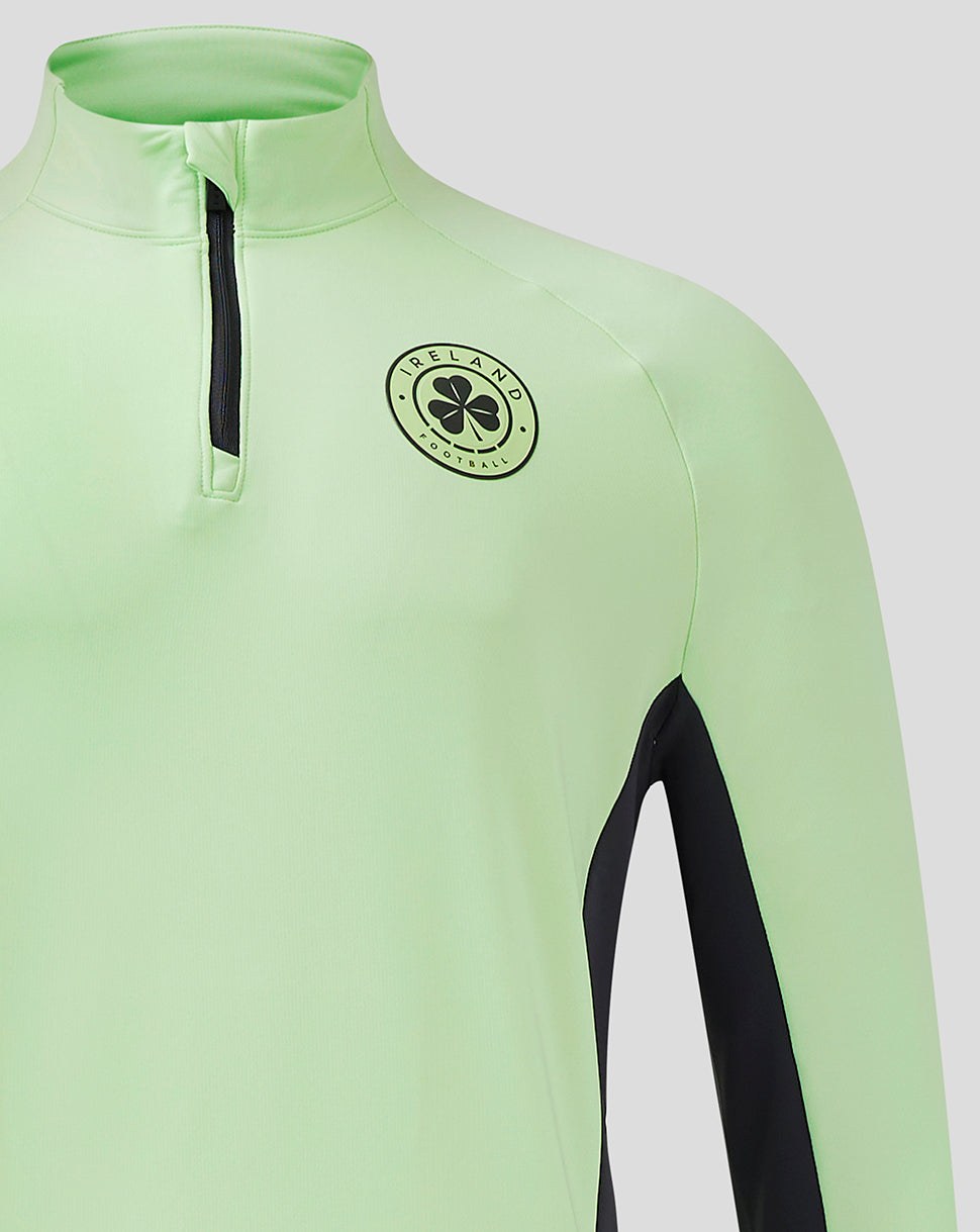 CASTORE FAI PRO PLAYERS 1/4 ZIP TRAINING TOP - PATINA GREEN/EBONY