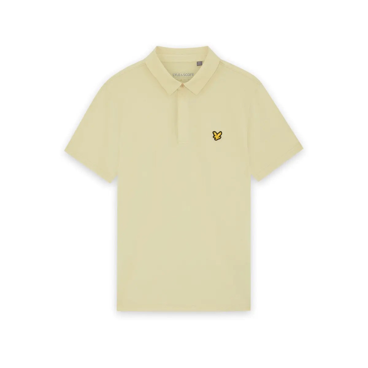 LYLE & SCOTT GOLF CONCEALED PLACKET POLO SHIRT - MOJAVE