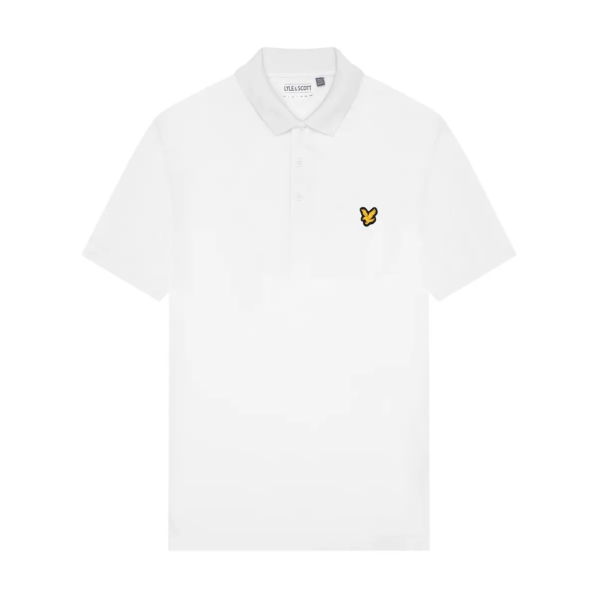 LYLE & SCOTT GOLF TECH POLO SHIRT - WHITE