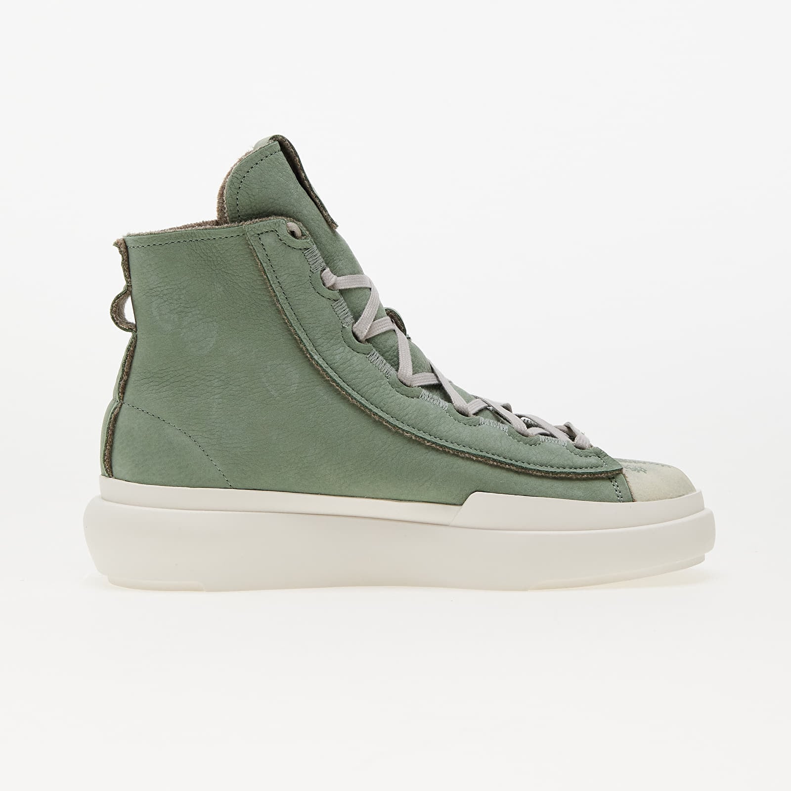 ADIDAS ORIGINALS LEATHER Y-3 NIZZA HI TOP TRAINERS