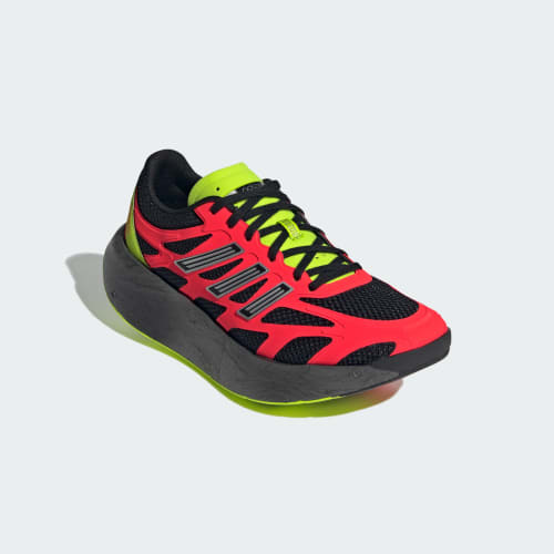 ADIDAS ADIZERO ARUKU TRAINERS - CARBON BLACK/SOLAR RED