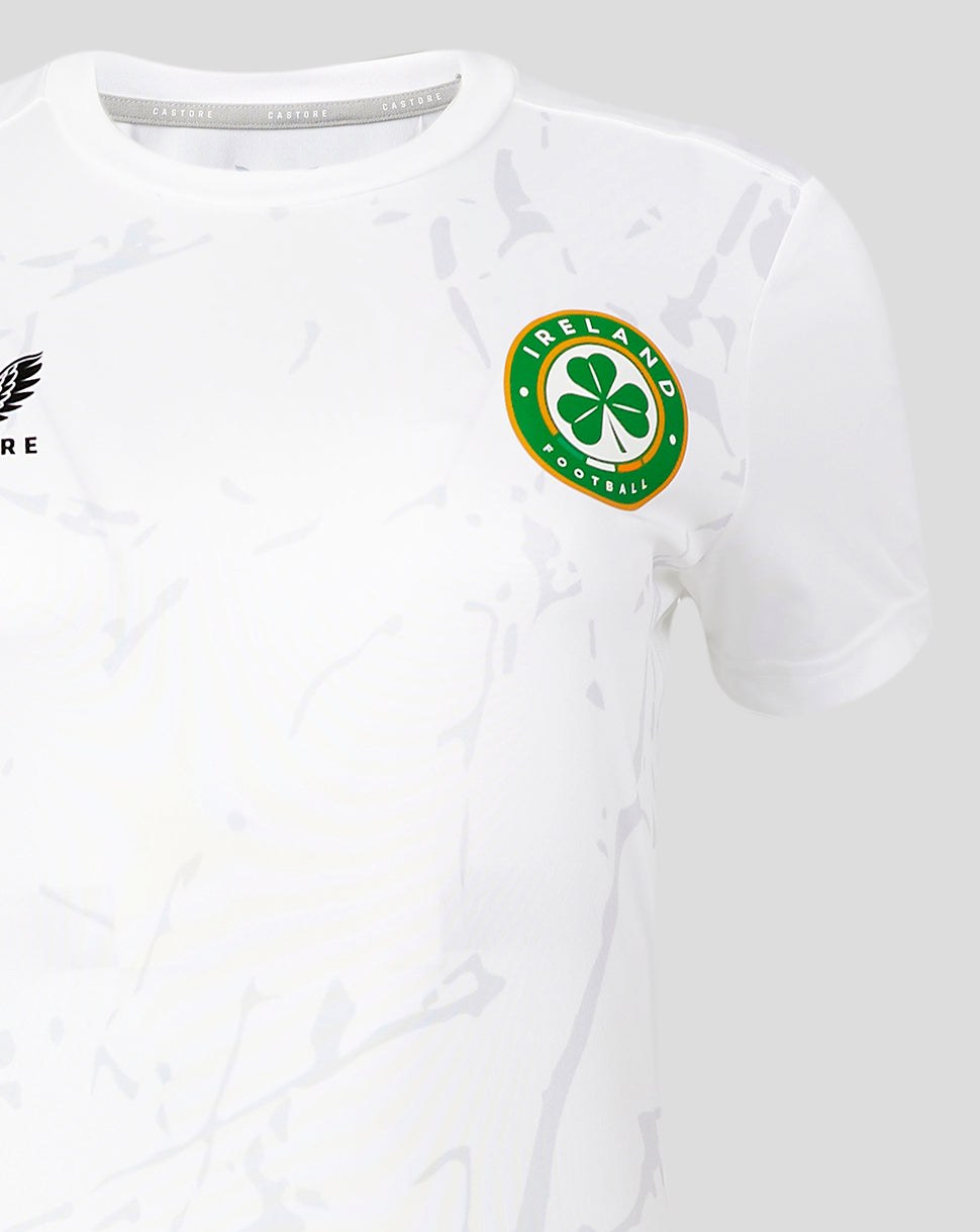 CASTORE FAI COACHES TRAINING T-SHIRT WOMENS - BRILLIANT WHITE