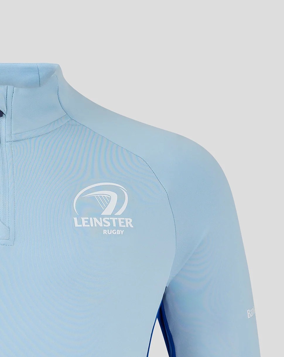 CASTORE LEINSTER PRO PLAYERS 1/4 ZIP MIDLAYER - CERULEAN/ SURF THE WEB