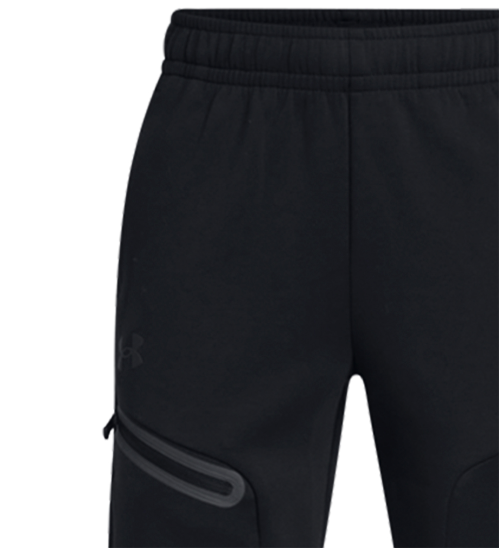 UNDER ARMOUR UNSTOPPABLE FLC JOGGER - BLACK