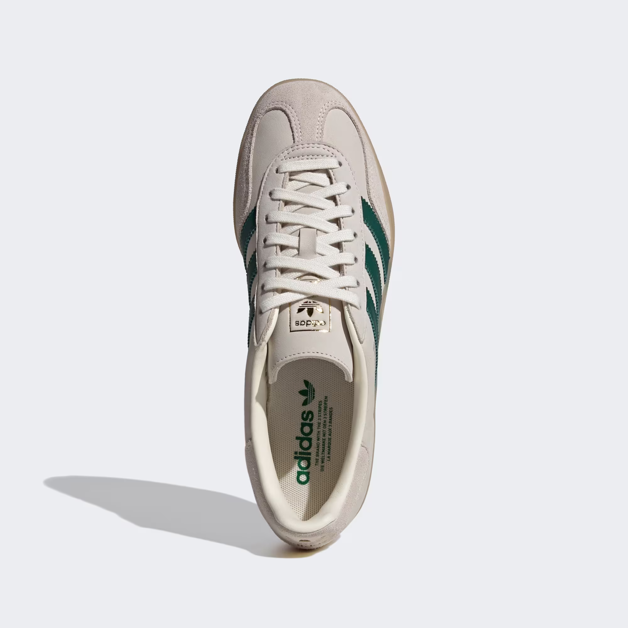 ADIDAS ORIGINALS GAZELLE INDOOR - CREAM WHITE/PRELOVED TEAL/WONDER WHITE