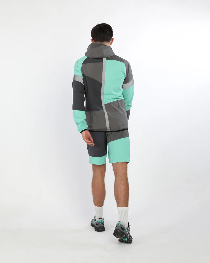 GRIID PANEL SHORT - BLACK / ONYX / MINT