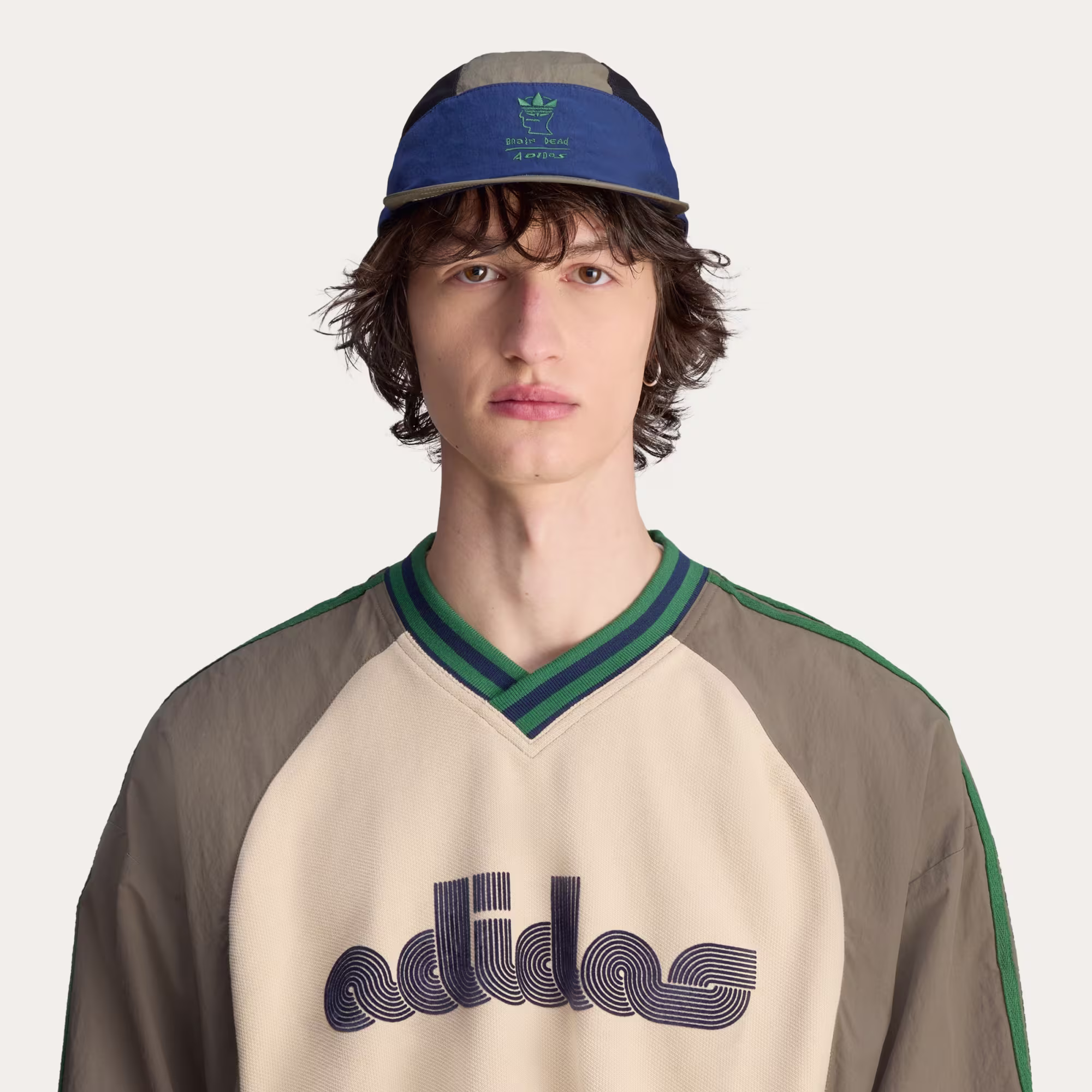 ADIDAS ORIGINALS X BRAIN DEAD CAP - BLACK/COLLEGIATE NAVY/BRANCH