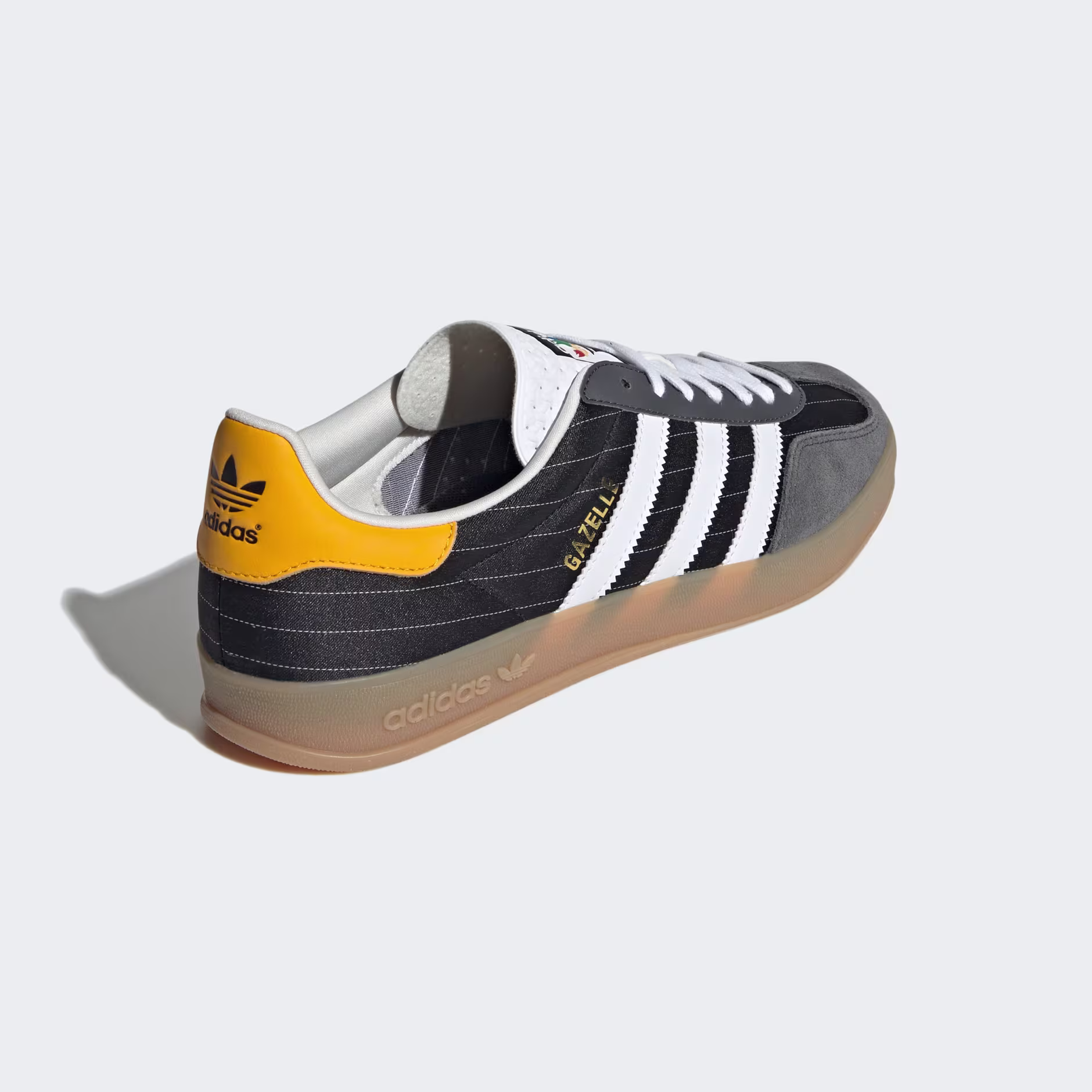 ADIDAS ORIGINALS GAZELLE INDOOR PIN STRIPE TRAINERS