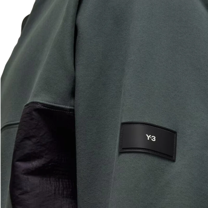 ADIDAS Y-3 UNISEX FULL ZIP STRETCH FIT HOODIE